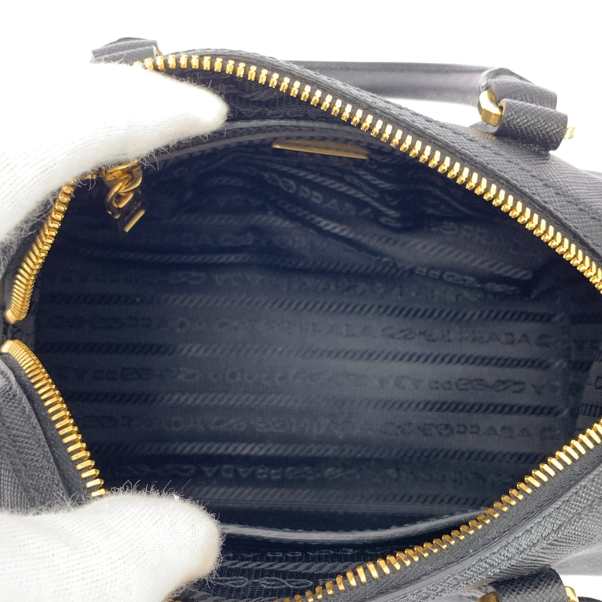 PRADA / プラダ | サフィアーノレザー 2way トップハンドル ショルダーバッグ / 1BB846 |