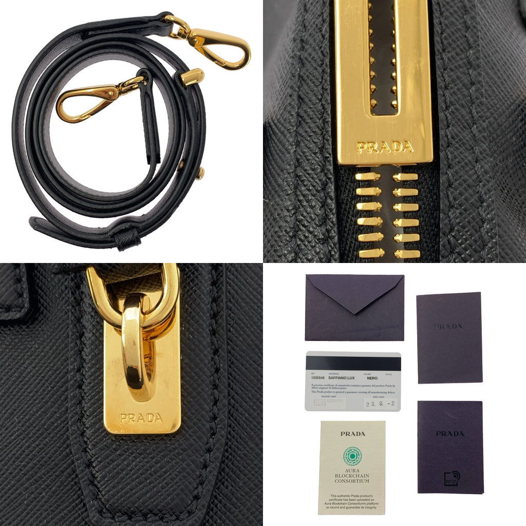 PRADA / プラダ | サフィアーノレザー 2way トップハンドル ショルダーバッグ / 1BB846 |