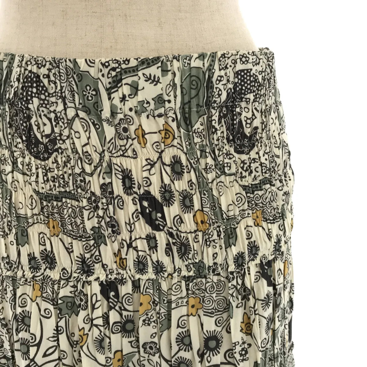 ISABEL MARANT ETOILE / 이사벨 마란에투알 | MULTICOLOUR PATTERNED SKIRT / 총무늬 티어드 스커트 | 36 | 멀티 컬러 | 여성