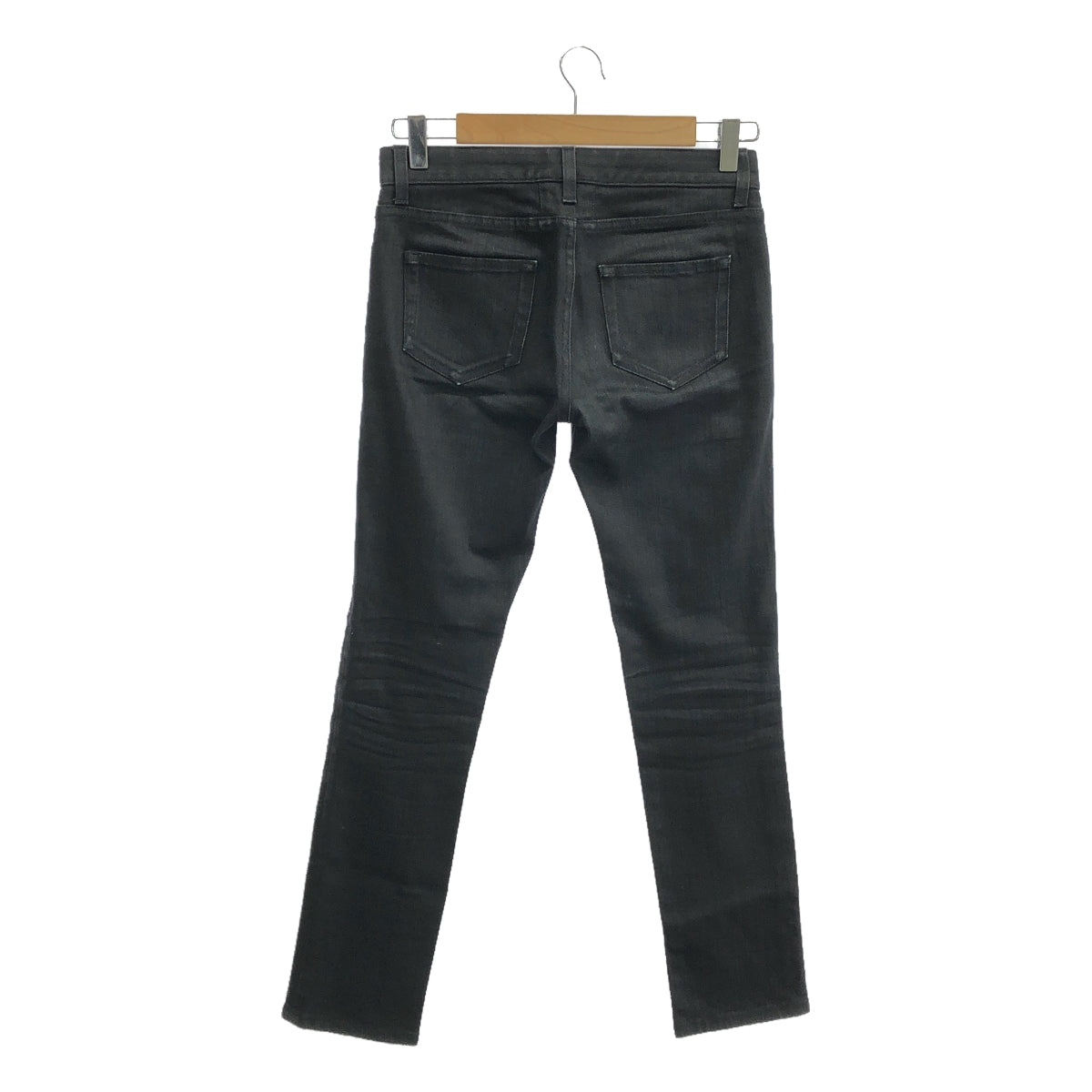 SAINT LAURENT (サンローラン) SKINNY-FIT JEANS COATED BLACK