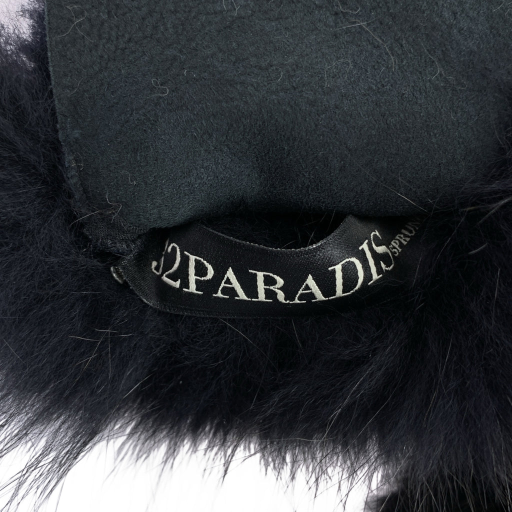 32PARADIS / Trent de Paradis | 蟒蛇皮與皮革毛皮披肩 |