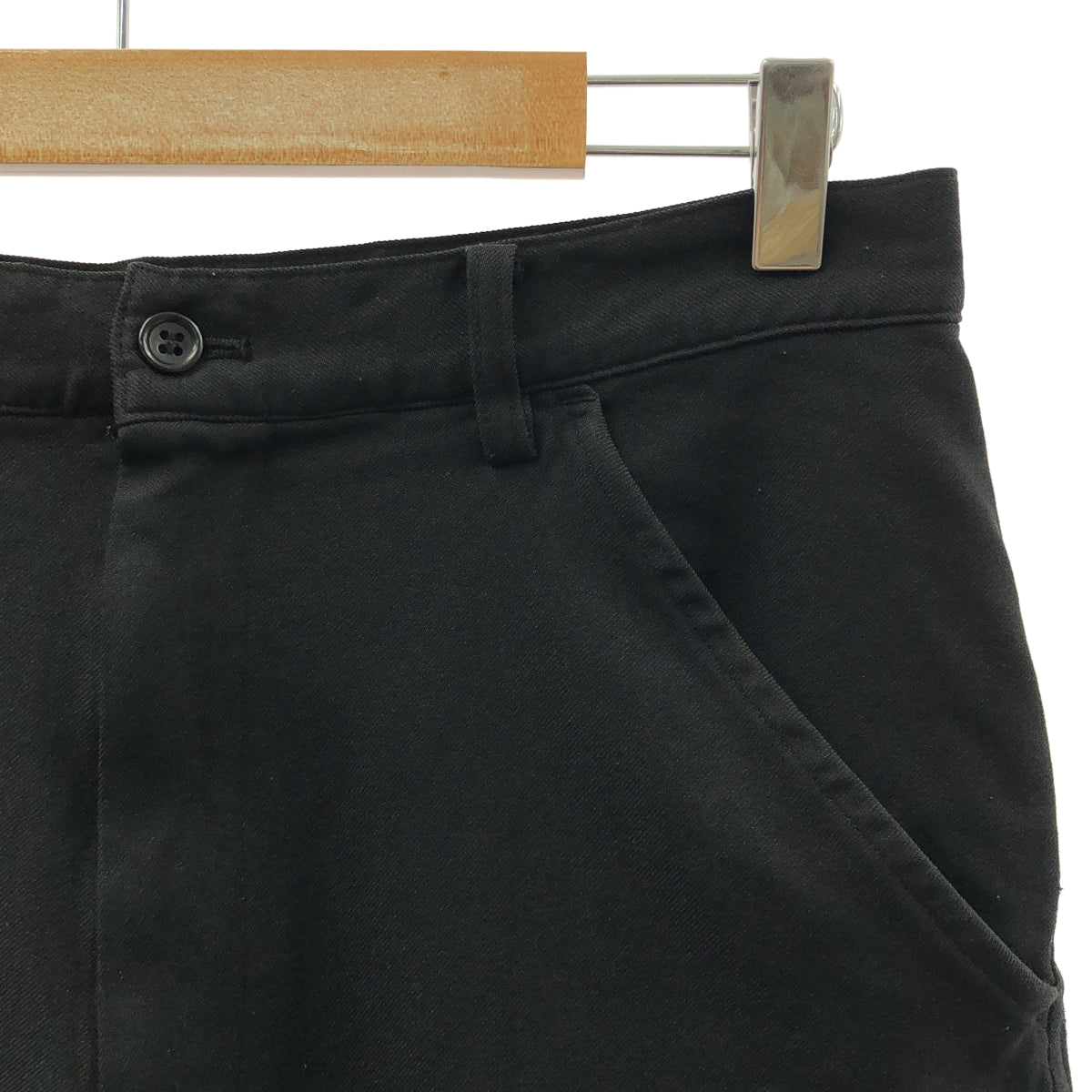 BLACK COMME des GARCONS / ブラックコムデギャルソン | 2015SS | ポリエステル縮絨 テーパードパンツ | M | メンズ