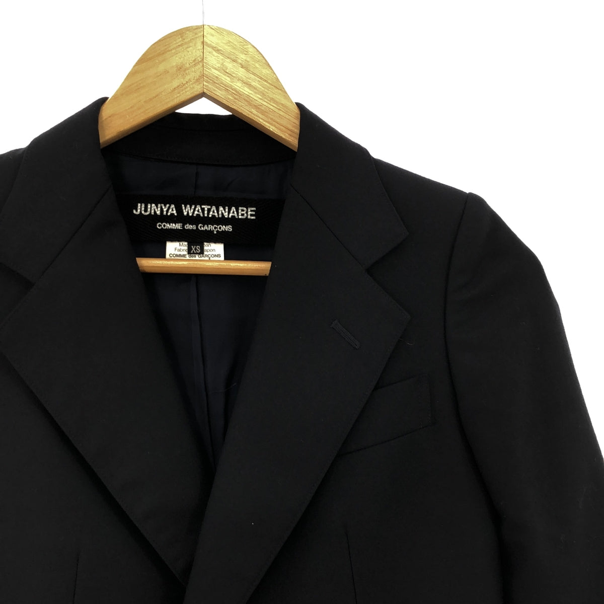 JUNYA WATANABE COMME des GARCONS / 준야와타나베 | 2012AW | 울 체스터 코트 | XS | 네이비 | 여성