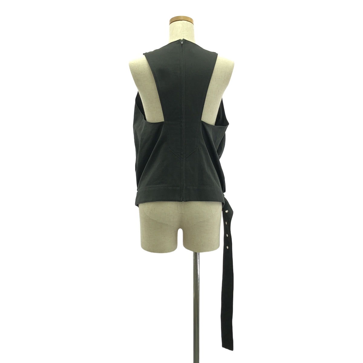 ESTNATION / ESTNATION | ESSENCEOFLUXURY / Cotton linen belted vest | 36 | Women's