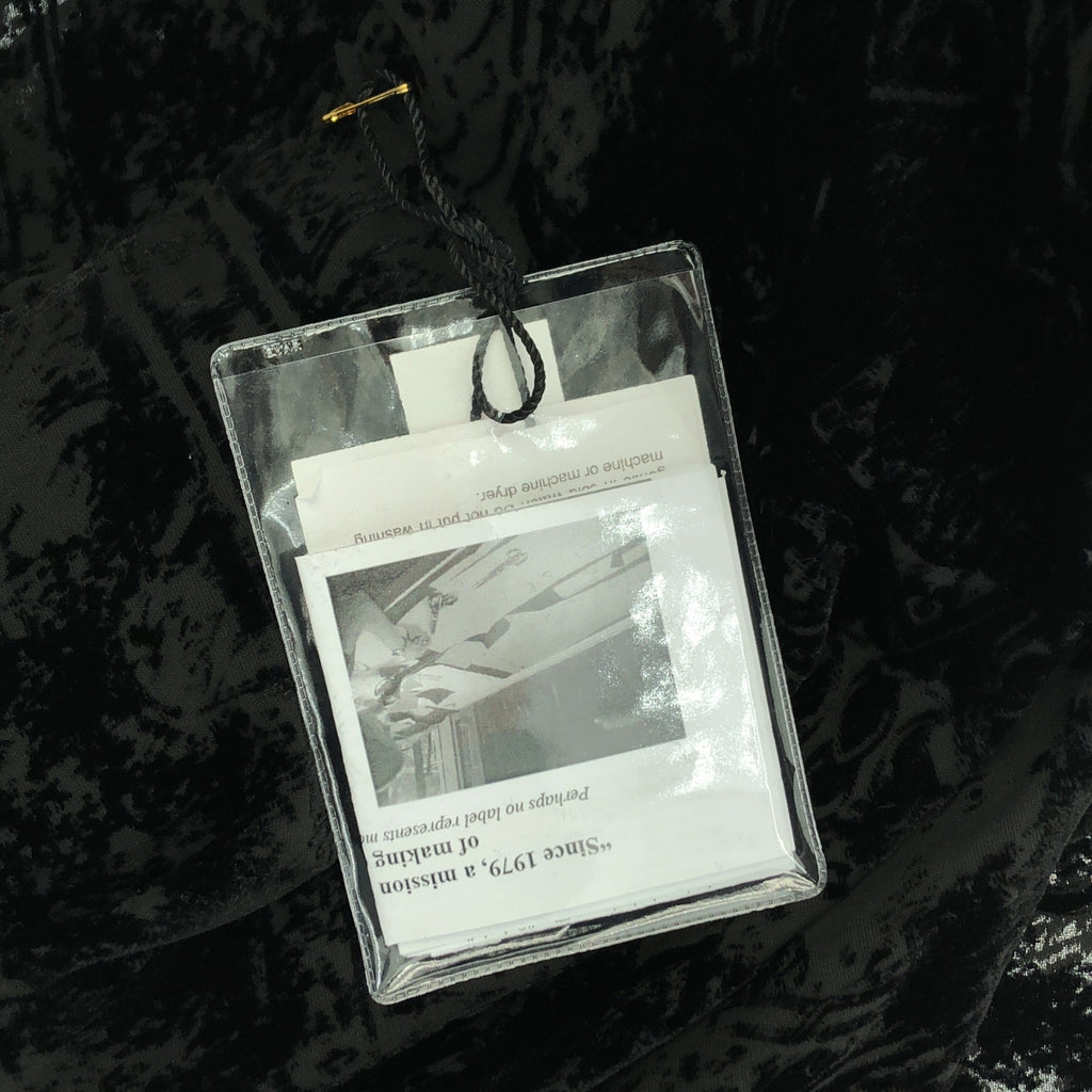 【成色極佳】GEOFFREY B. SMALL | 限量版 | 手工染色科莫絲綢和粘膠纖維混紡天鵝絨燒花印花半身裙 | S碼 | 黑色 | 女款