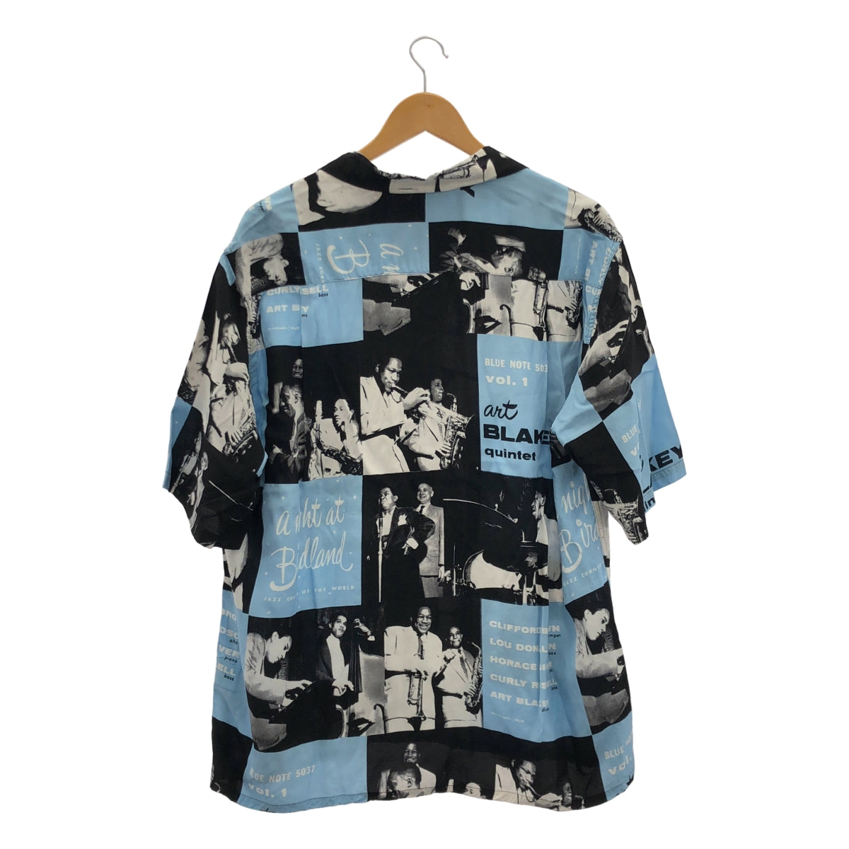 WACKO MARIA | 2024SS | BLUE NOTE 夏威夷襯衫 (TYPE-3) | 男款 | L 碼 | 黑色 / 淺藍色 / 白色