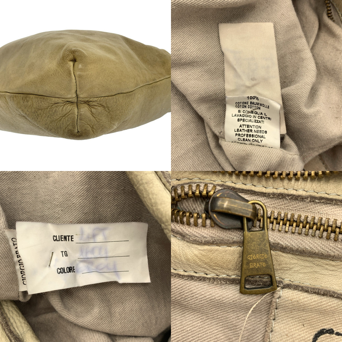 GIORGIO BRATO / 조르지오 브라트 | 2way 숄더 포함 가죽 토트 백 |