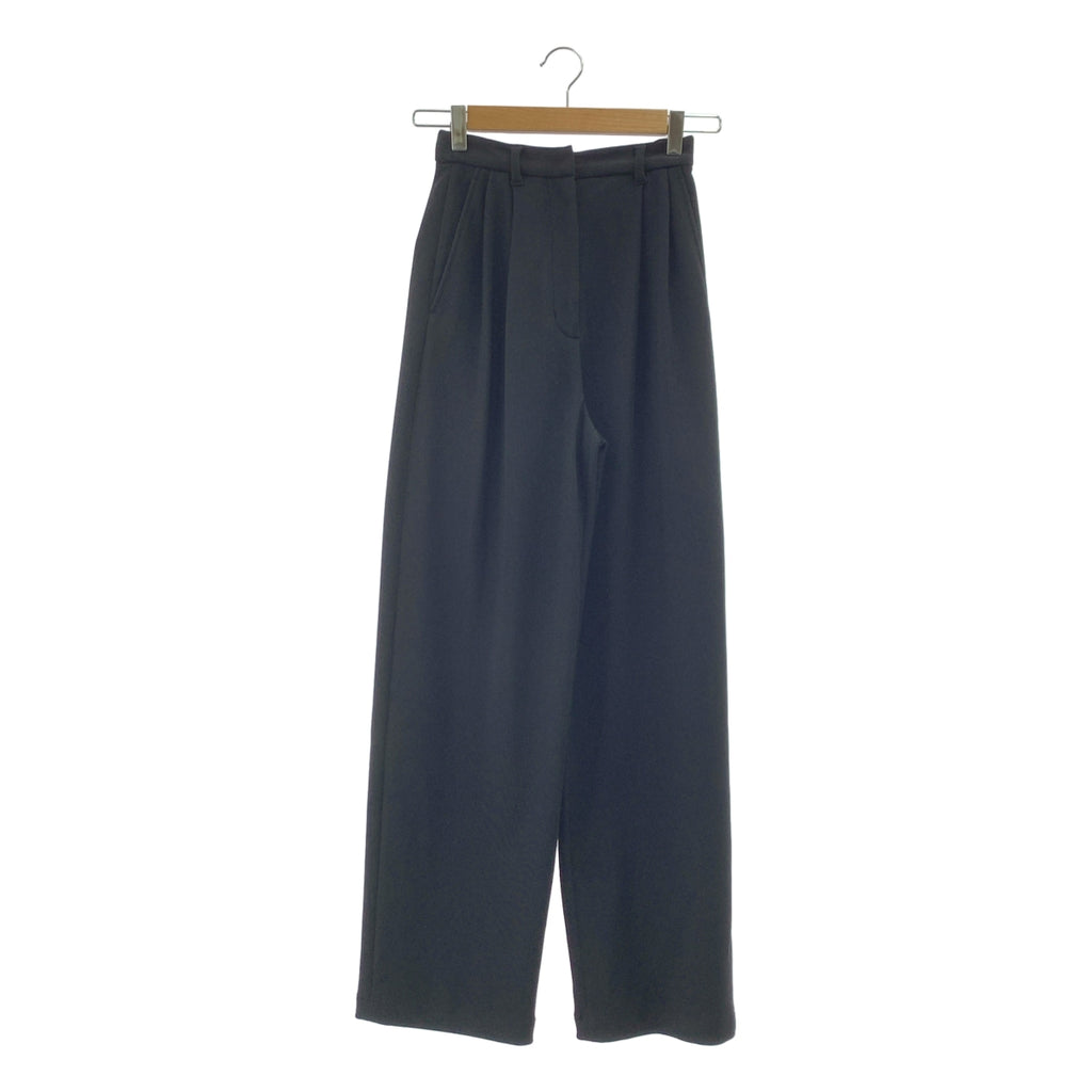 CLANE / 크라네 | RIB STRIPE TUCK PANTS 리브 스트라이프 탁 팬츠 | 0 |