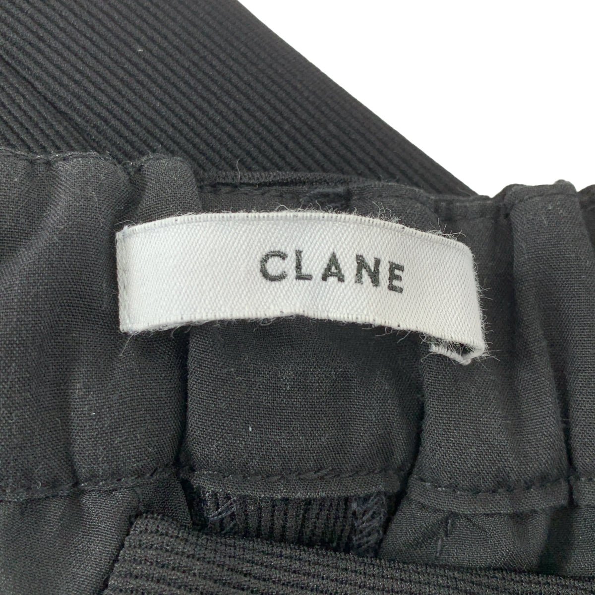 CLANE / 크라네 | RIB STRIPE TUCK PANTS 리브 스트라이프 탁 팬츠 | 0 |