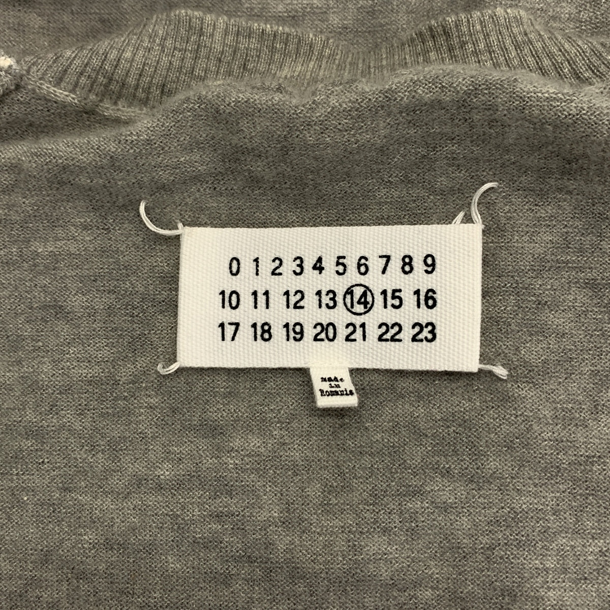 Maison Margiela / メゾンマルジェラ | 2016SS | カシミヤ コットン プルオーバーニット | S | グレー | メンズ