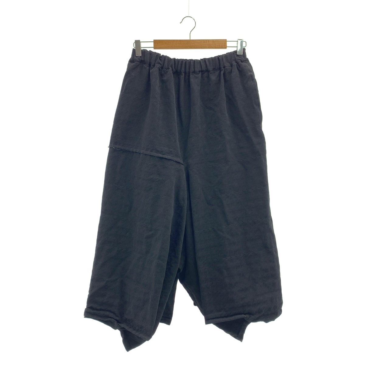 COMME des GARCONS / コムデギャルソン | 2024SS | 製品染め クロップドワイドパンツ | S |