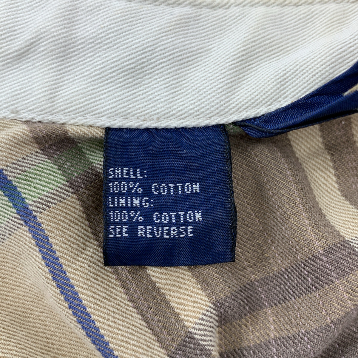 POLO BY RALPH LAUREN / 폴로바이랄 플로렌 | 1980s | 빈티지 삼각형 태그 코튼 스윙 탑 드리즐러 재킷 | XXL | 남성