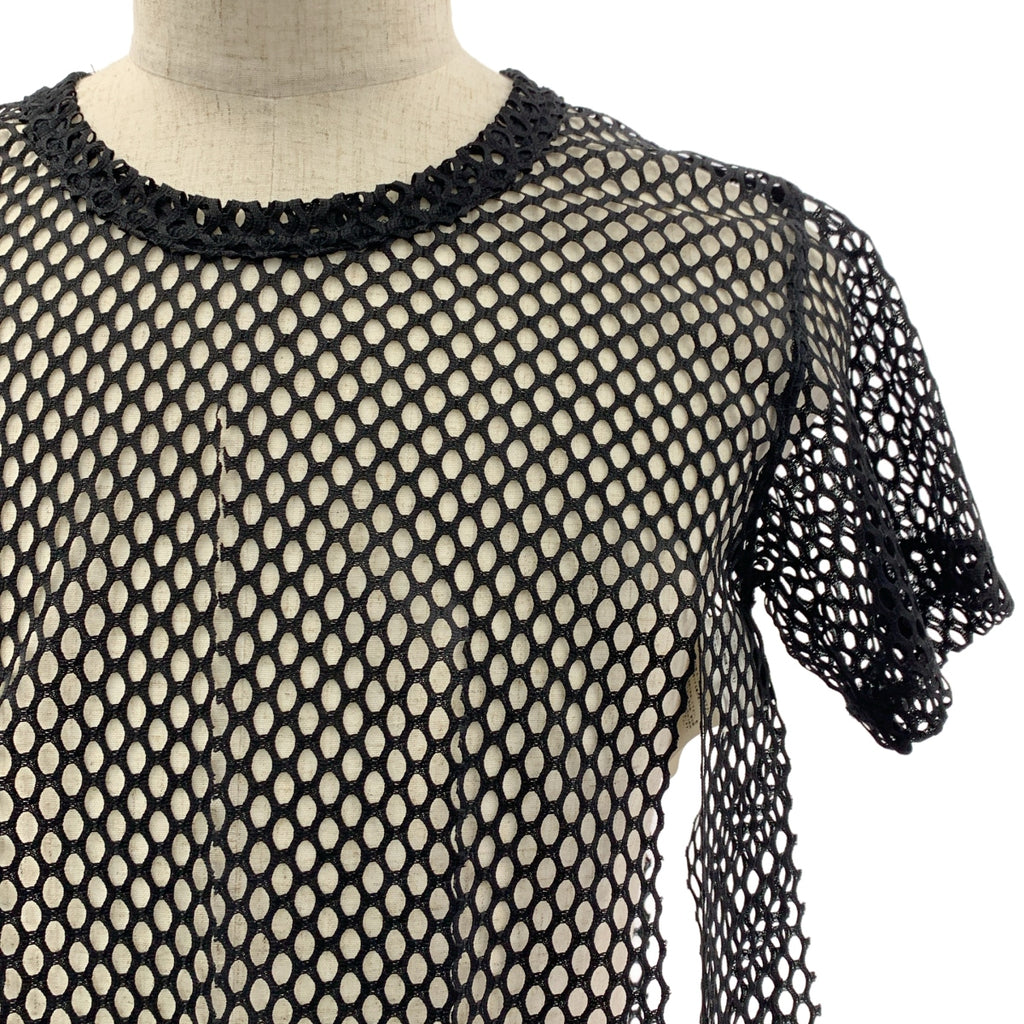 COMME des GARCONS HOMME PLUS / コムデギャルソンオムプリュス | 2019SS | ポリエステル 変形 メッシュ カットソー Tシャツ | S | メンズ