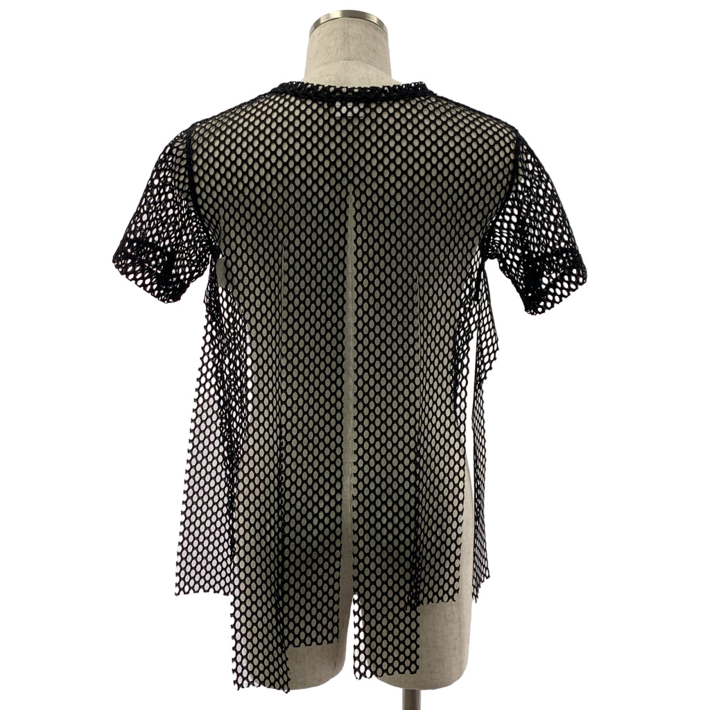 COMME des GARCONS HOMME PLUS / コムデギャルソンオムプリュス | 2019SS | ポリエステル 変形 メッシュ カットソー Tシャツ | S | メンズ