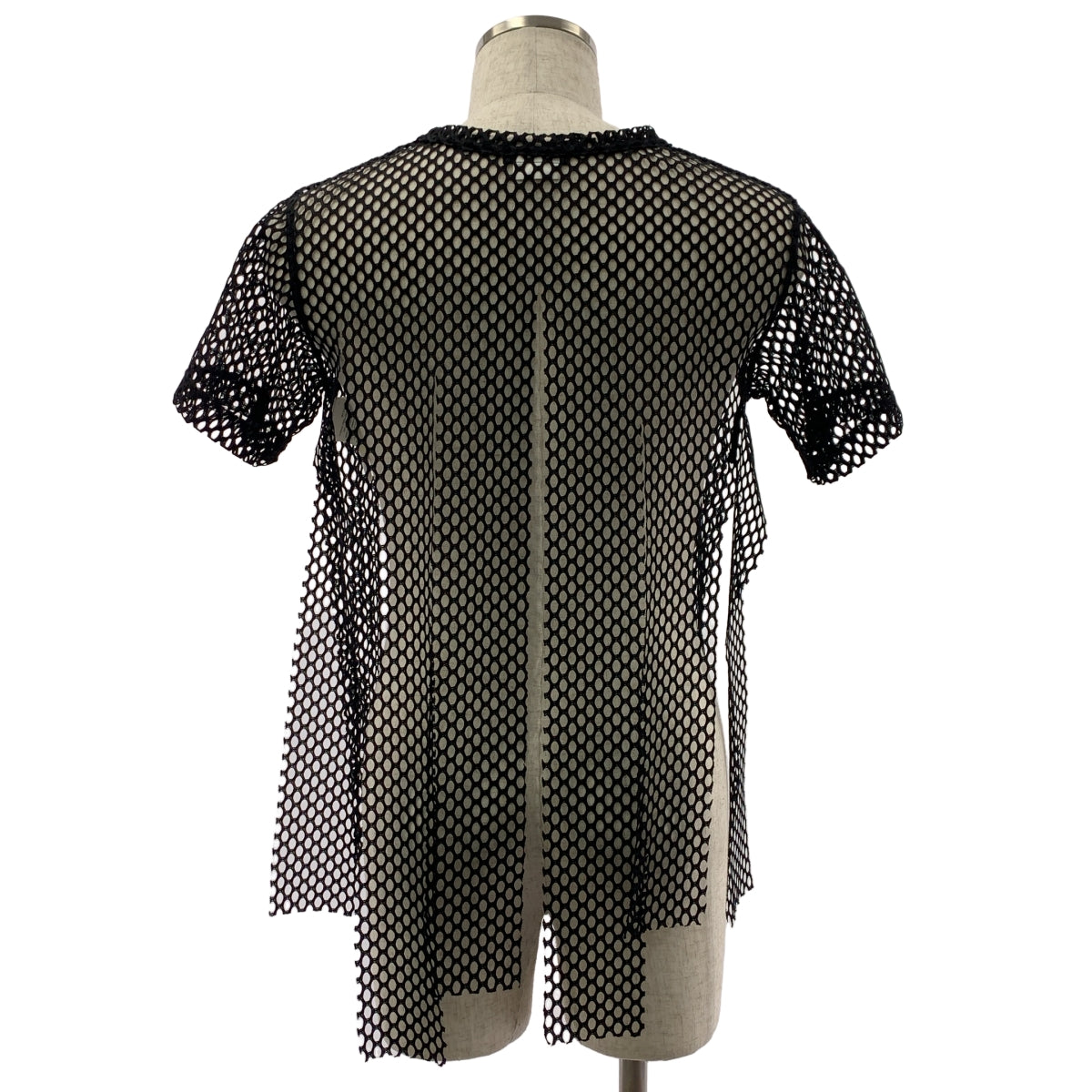 COMME des GARCONS HOMME PLUS / コムデギャルソンオムプリュス | 2019SS | ポリエステル 変形 メッシュ カットソー Tシャツ | S | メンズ