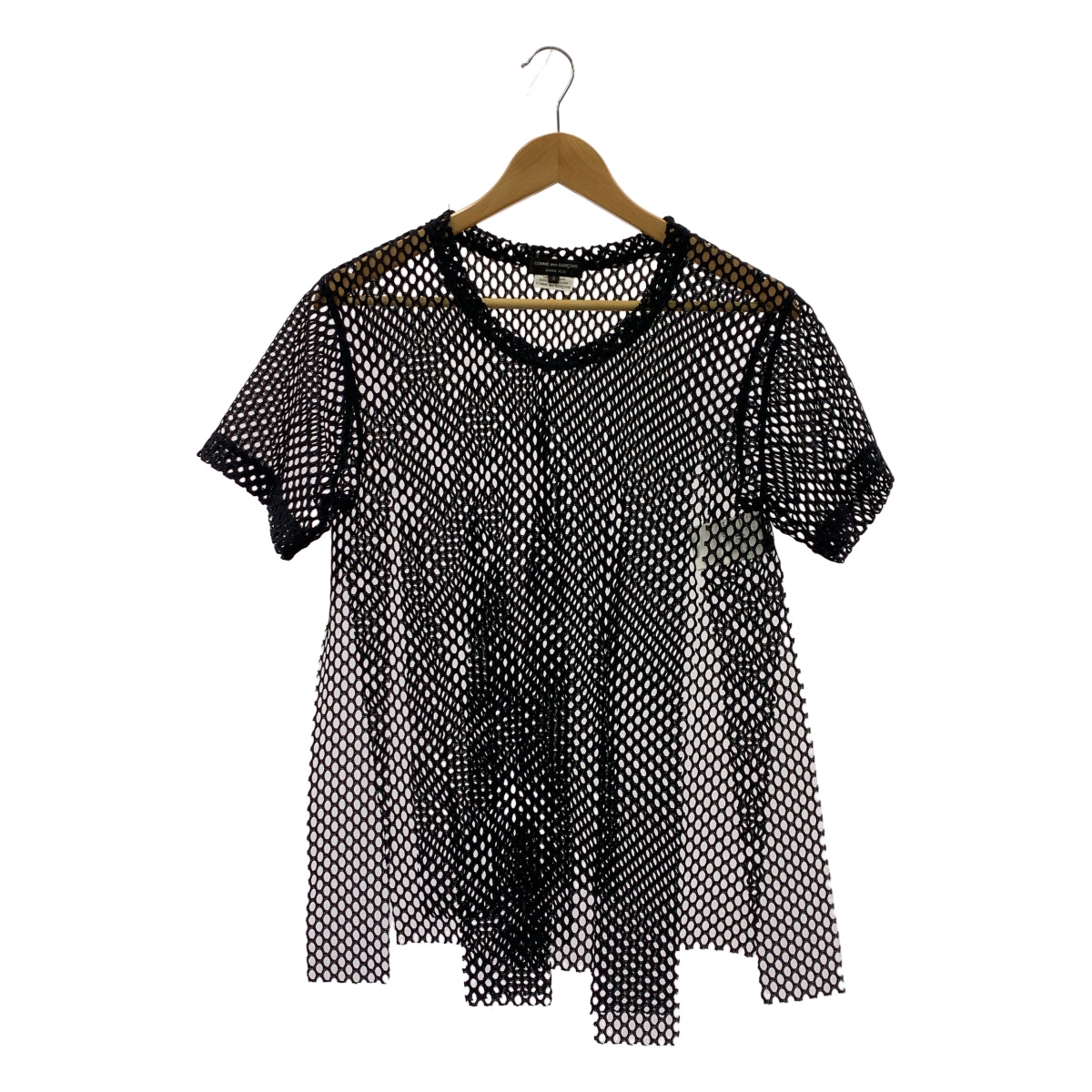 COMME des GARCONS HOMME PLUS / コムデギャルソンオムプリュス | 2019SS | ポリエステル 変形 メッシュ カットソー Tシャツ | S | メンズ