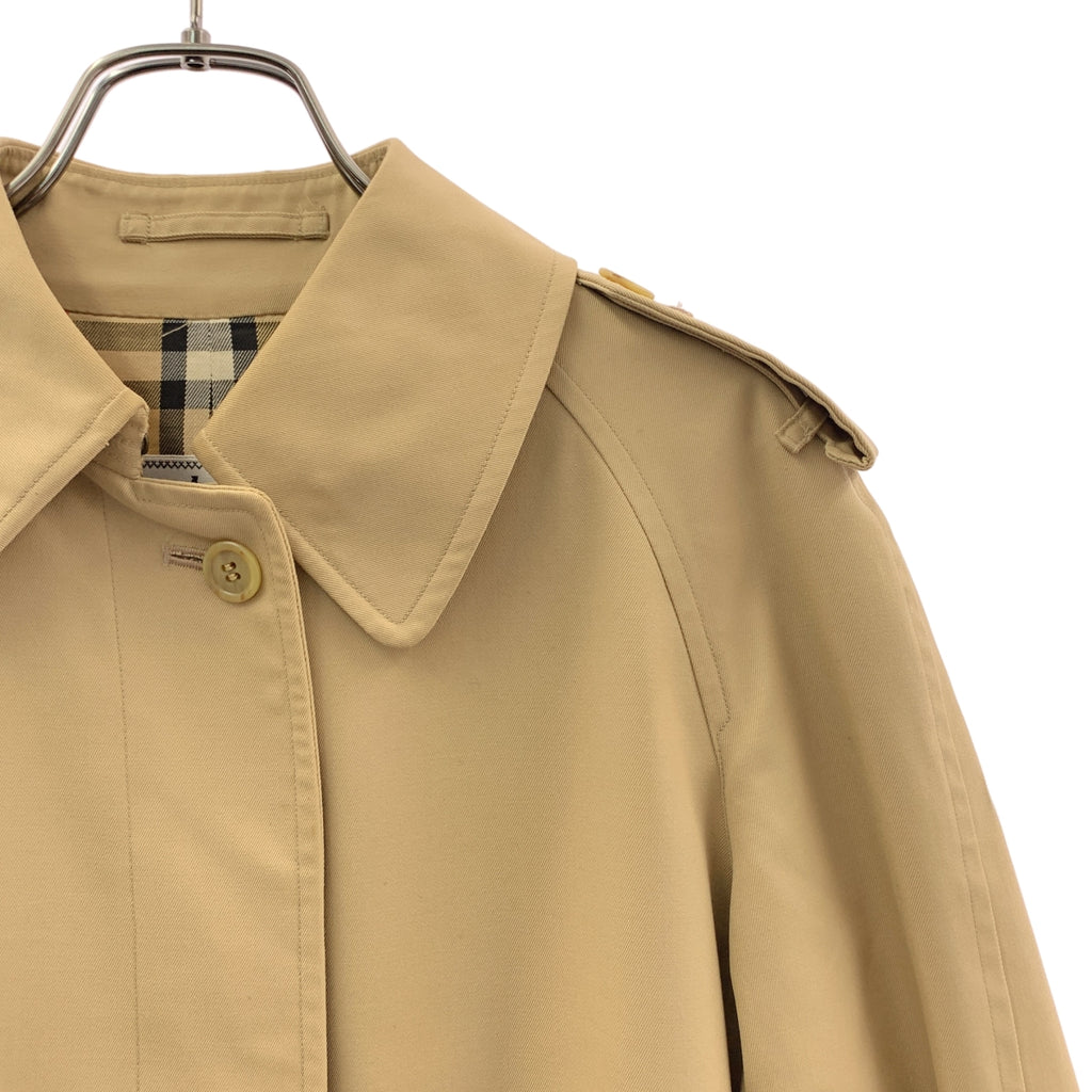 Burberrys / 버버리 | 1990s | 빈티지 화이트 태그 안감 노바 체크 스텐 컬러 코트 |