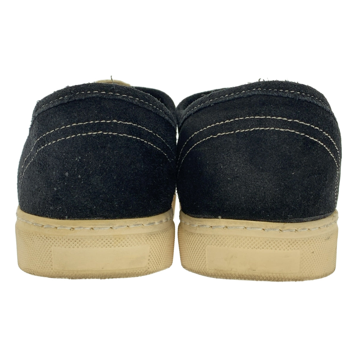 GEOFFREY B.SMALL / Jeffrey B. Small | G.rebesco 義大利 Vicentina 絨面革低筒運動鞋 | 尺寸 42 | 黑色/米色 | 男款