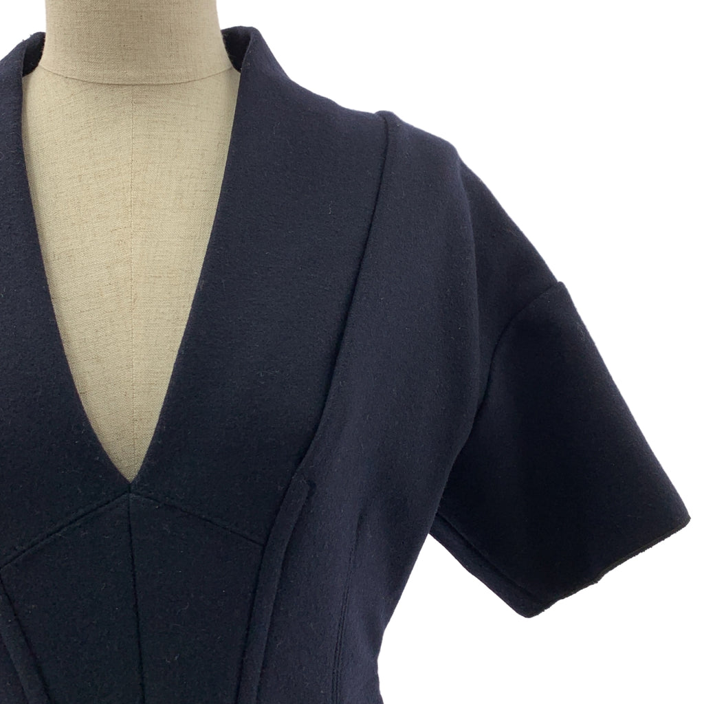 MARC JACOBS / マークジェイコブス | ウール Vネック ロング ワンピース | 0 | レディース