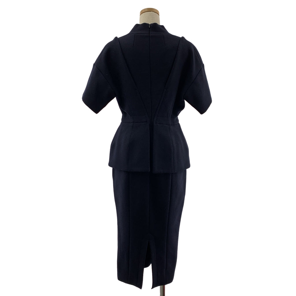 MARC JACOBS / マークジェイコブス | ウール Vネック ロング ワンピース | 0 | レディース