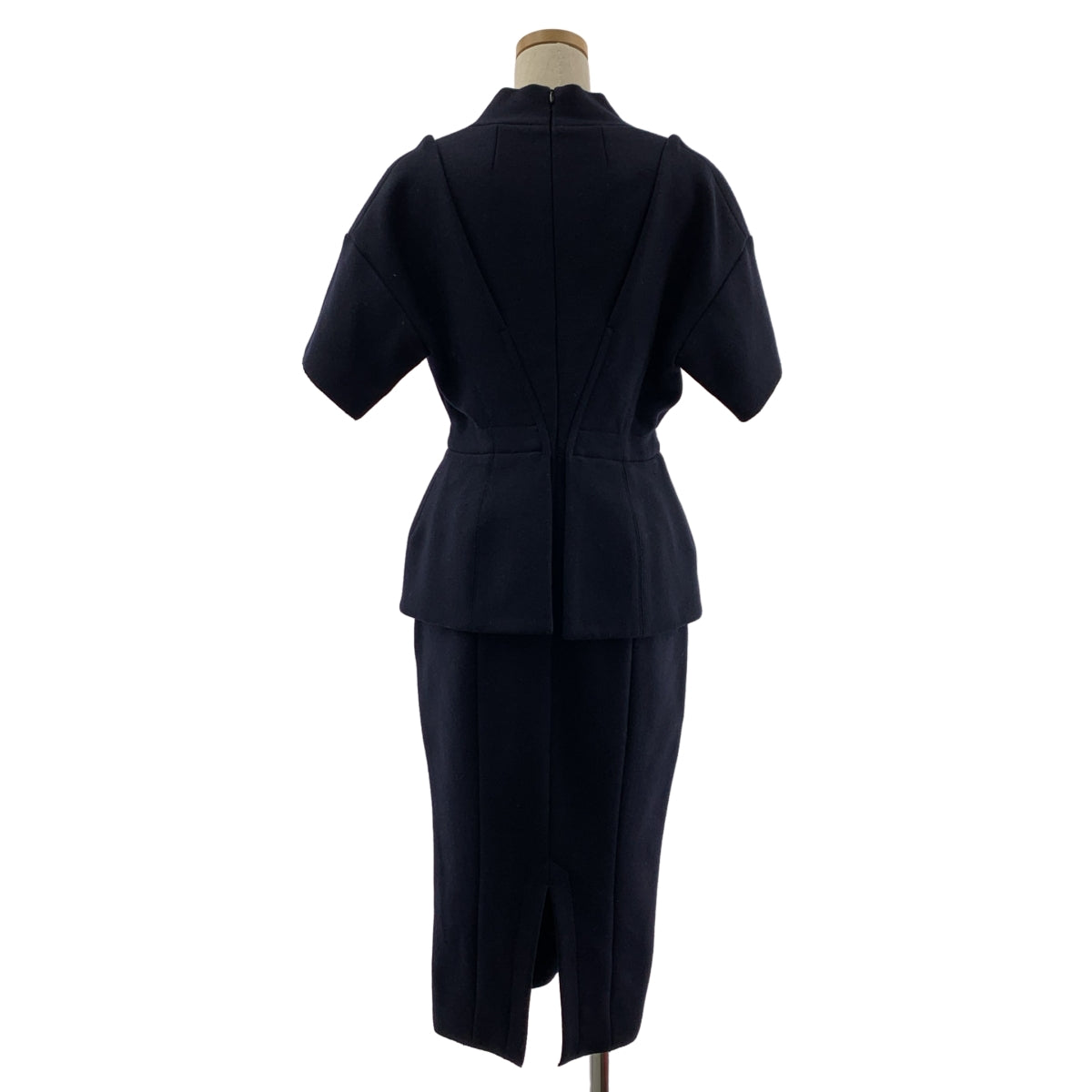 MARC JACOBS / マークジェイコブス | ウール Vネック ロング ワンピース | 0 | レディース