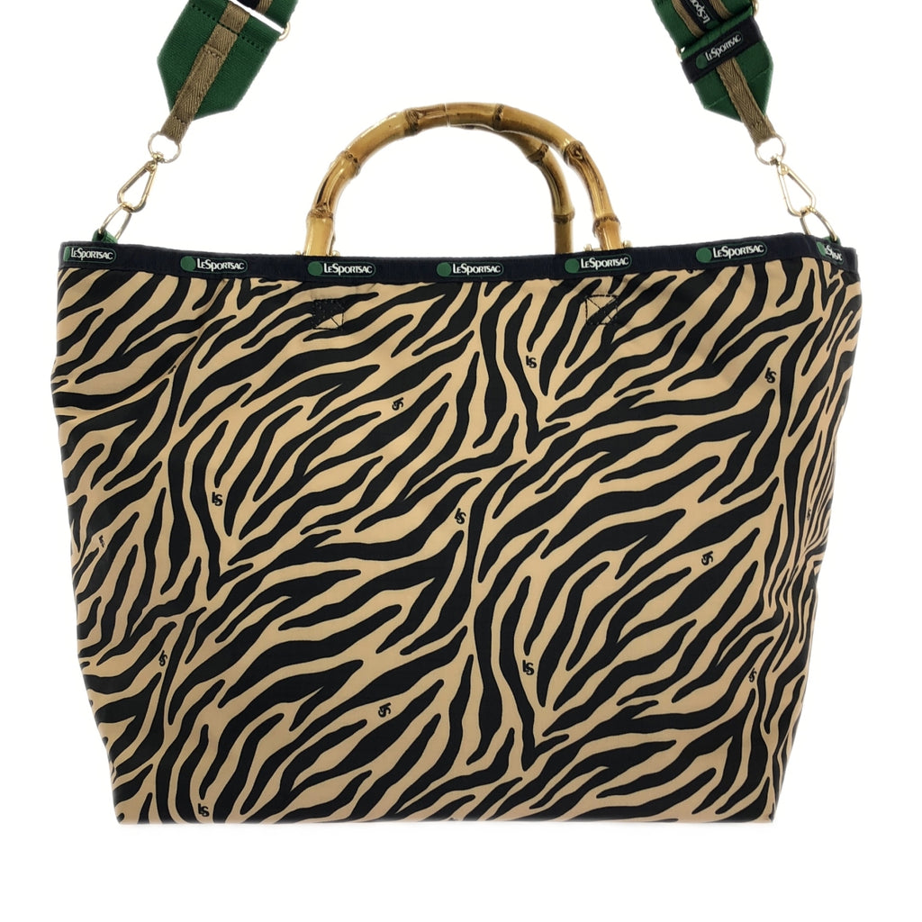 LeSportsac / レスポートサック | バンブー ゼブラ柄 ボストン 2way ショルダーバック |