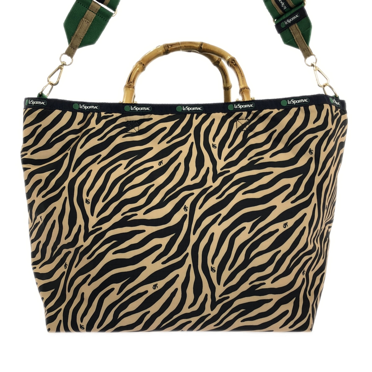 LeSportsac / レスポートサック | バンブー ゼブラ柄 ボストン 2way ショルダーバック |