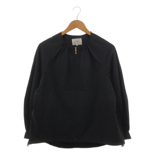 NIJYUSANKU / 23ku | Full zip gathered neck blouse | 38 | Women's