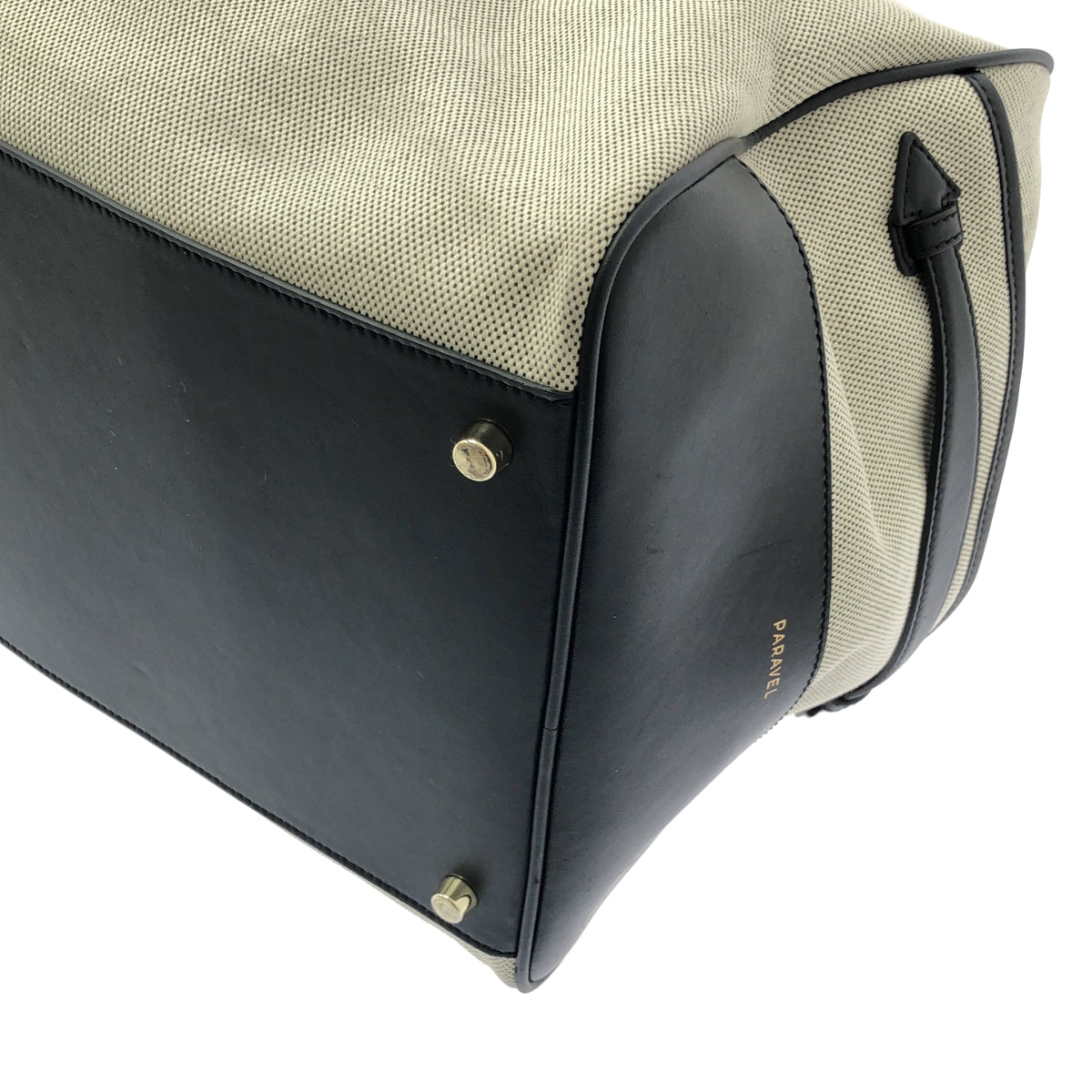 PARAVEL / 파라벨 | 가죽 캔버스 여행 보스턴 가방 |