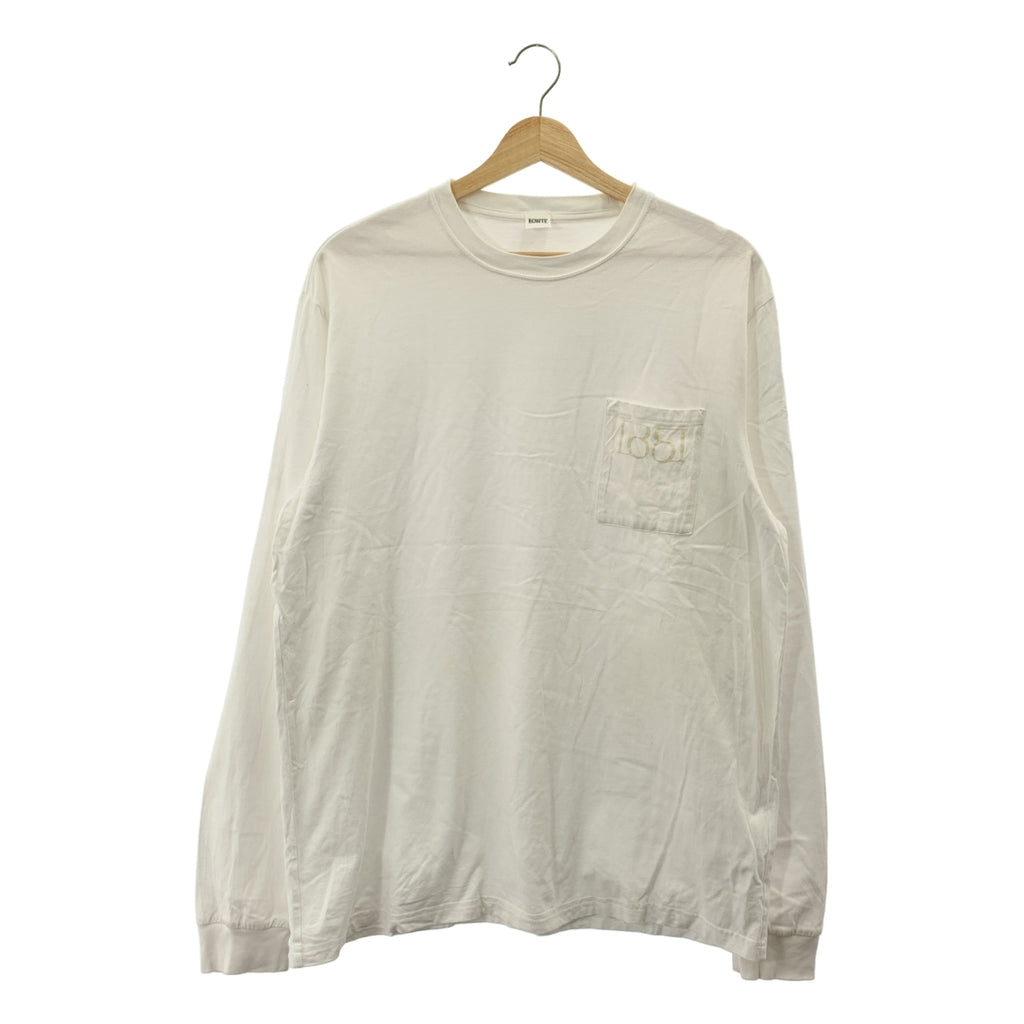 BOWTE / 바우트 | LOGO LONG SLV TEE / 로고 포켓 오버 실루엣 컷소우 |