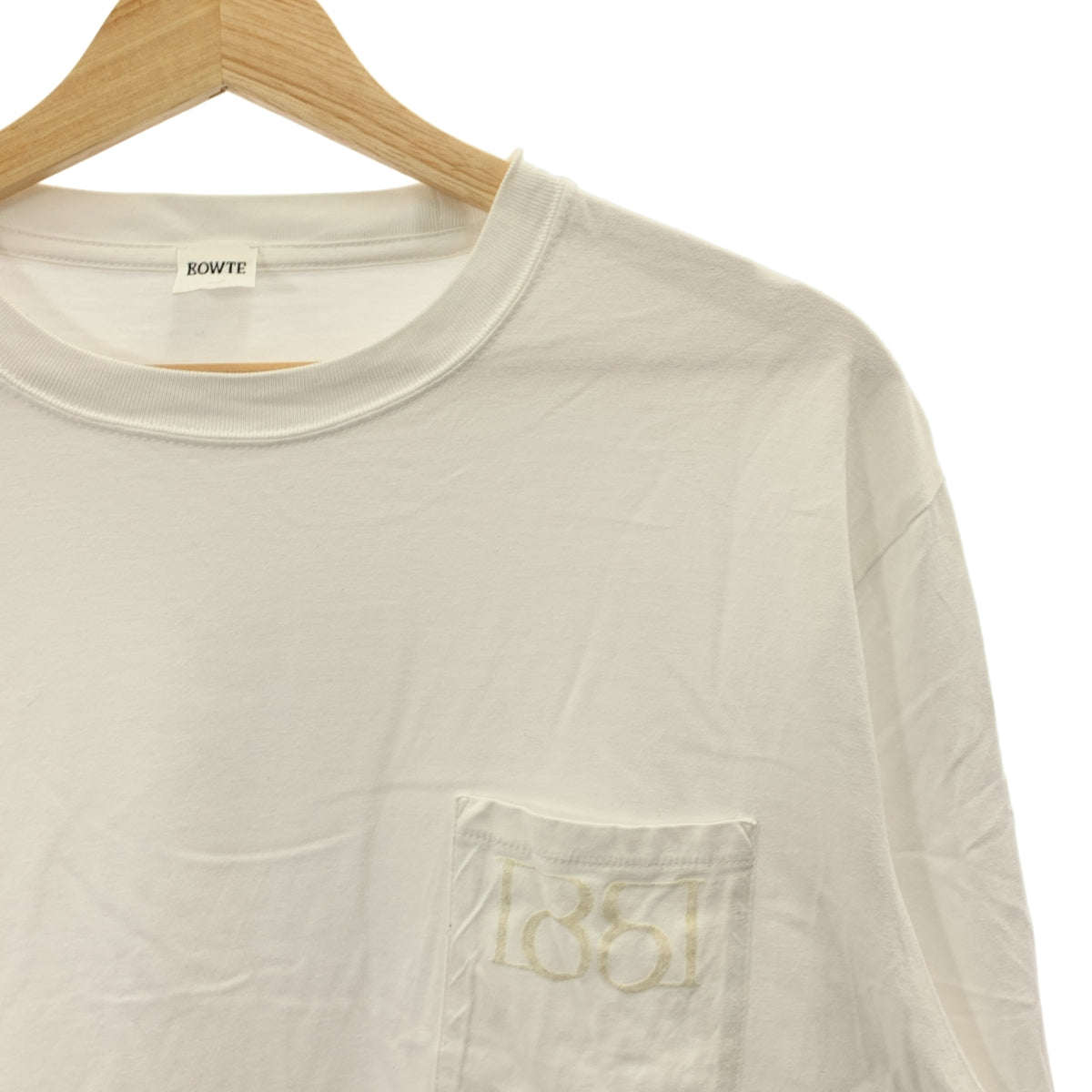 BOWTE / バウト | LOGO LONG SLV TEE  / ロゴ ポケット オーバーシルエット カットソー |