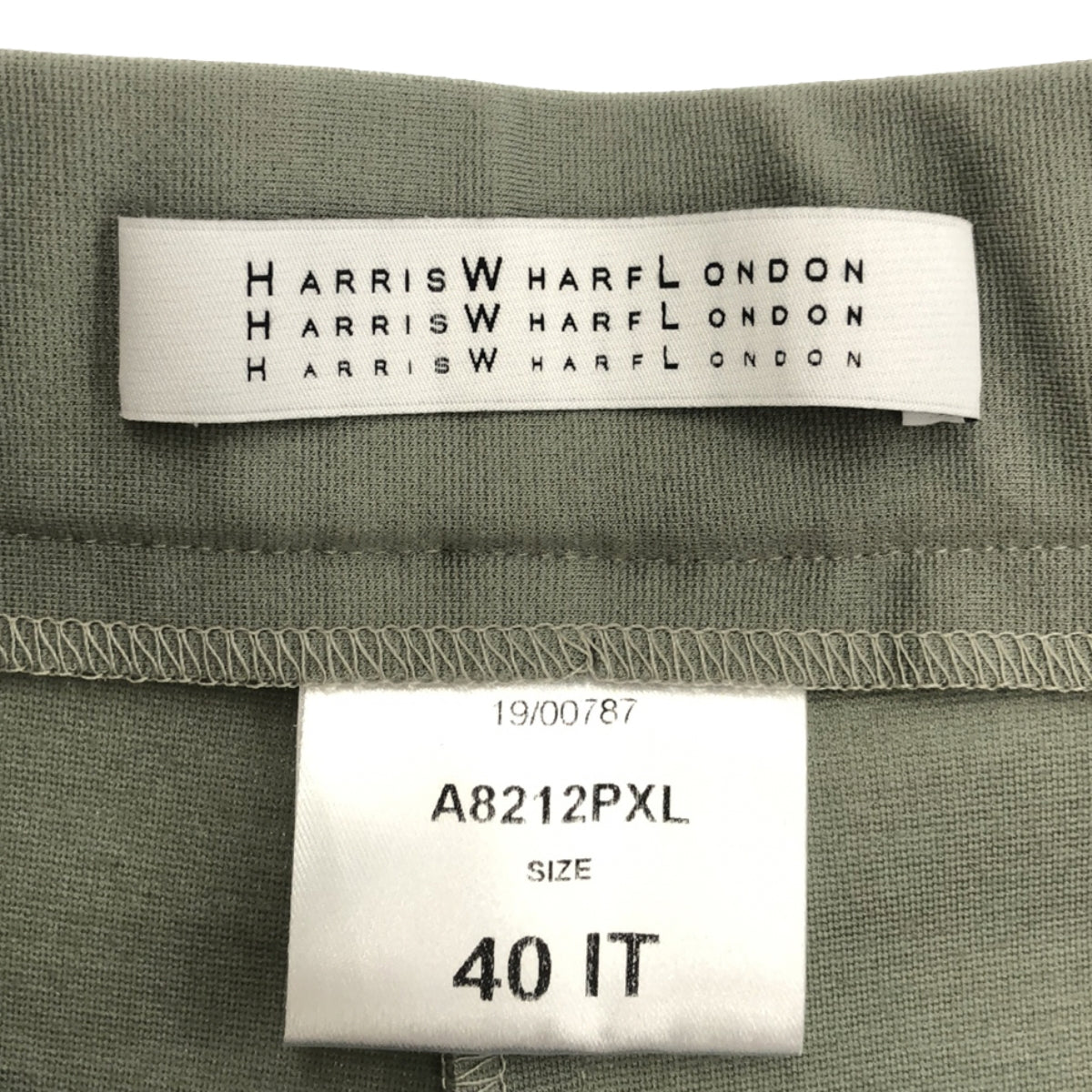 HARRIS WHARF LONDON / 해리스워프 런던 | Straight Leg Trousers Techno Viscose 바지 | 40 | 민트 | 여성