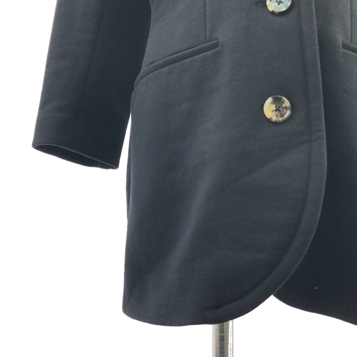 MARNI / マルニ | 変形 シングルブレスト ロング ジャケット / フラワージャガード総裏地 | 40 | レディース