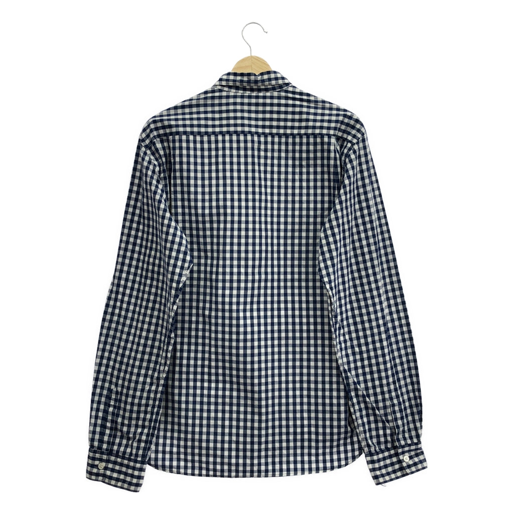 COMME des GARCONS HOMME / 콤데 갤슨 옴므 | 2007AW | 울 전환 깅엄 체크 셔츠 | L | 남성