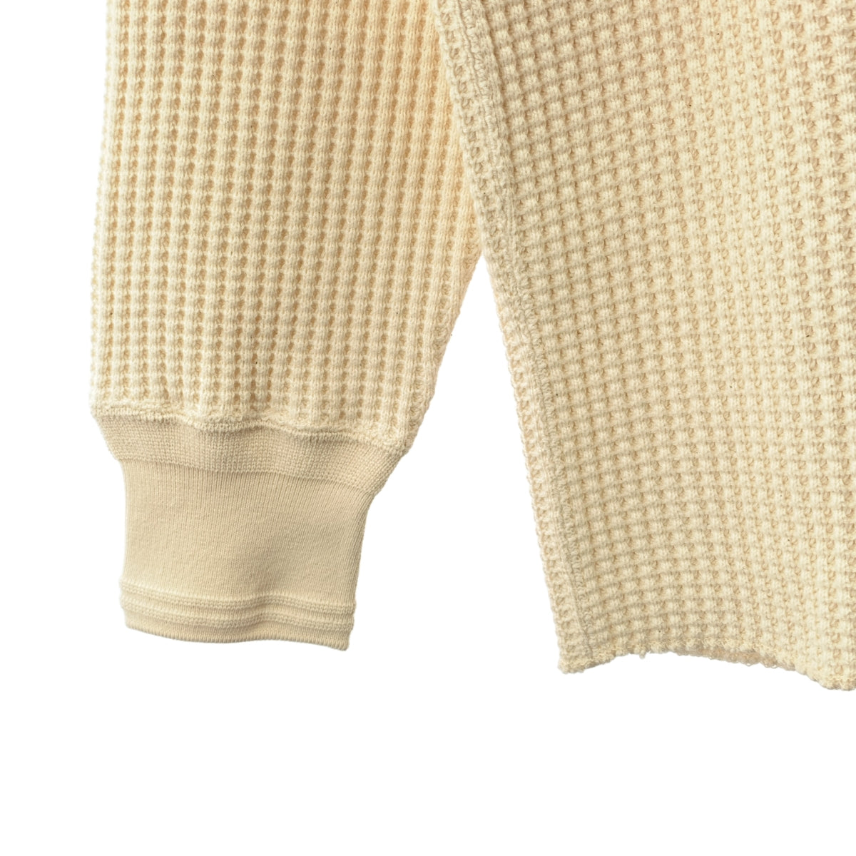 TAIGA TAKAHASHI / タイガタカハシ | LOT.612 LONG SLEEVE T-SHIRT / ワッフル クルーネック カットソー | 36 | メンズ