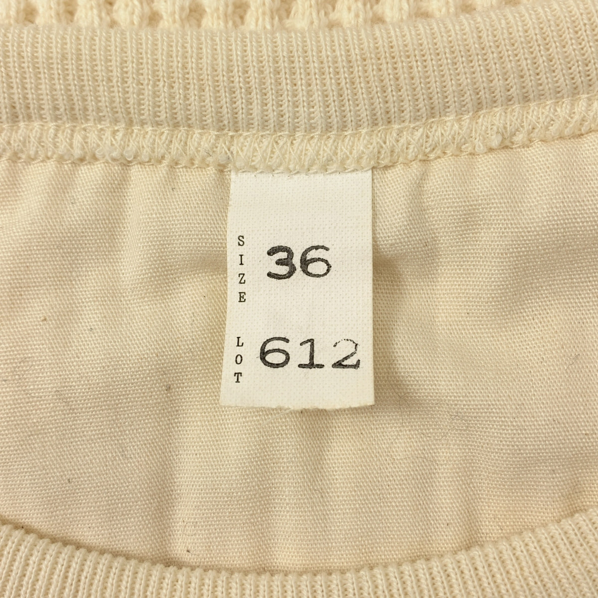 TAIGA TAKAHASHI / タイガタカハシ | LOT.612 LONG SLEEVE T-SHIRT / ワッフル クルーネック カットソー | 36 | メンズ