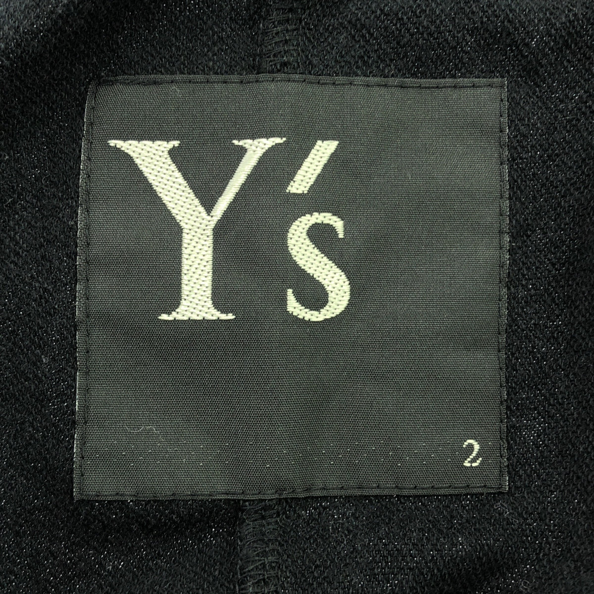 Y's / Y's 山本耀司 |無扣剪裁開襟衫，下擺設計 | 2 |黑色 |女性的