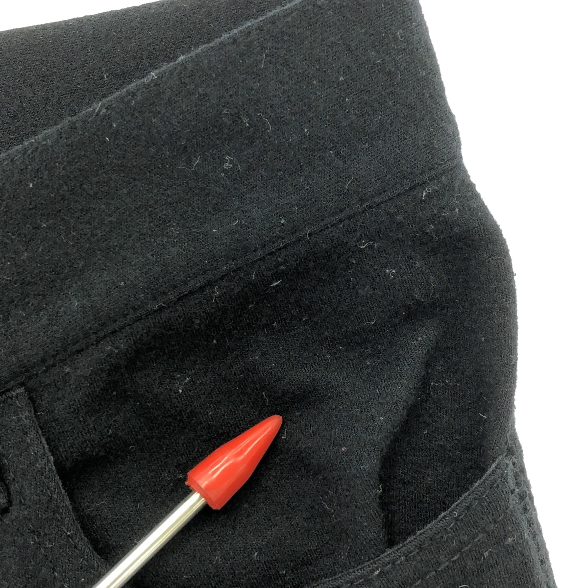 JUNYA WATANABE COMME des GARCONS / ジュンヤワタナベ | ウール 5ポケット パンツ | ブラック | レディース