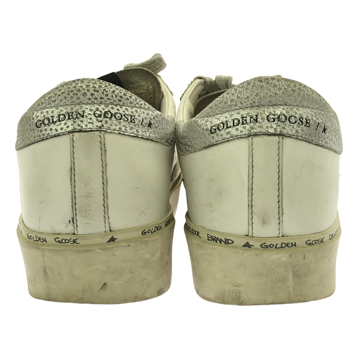 金鵝 | 2022春夏 | Deuxieme Classe HI STAR 厚底運動鞋 | 37 |白色/銀色|女性的