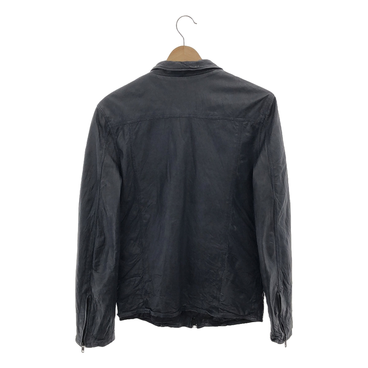 androgynous / androgynous | triple zip leather jacket | 1 | men's