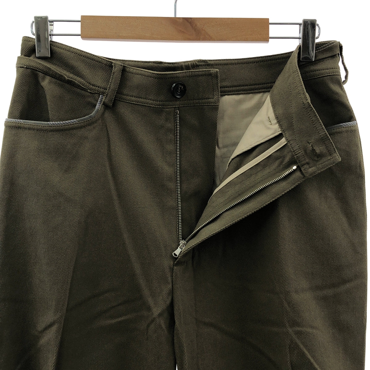 Kiko Kostadinov | 2024 秋冬 | OHNE K-DART TROUSER 聚酯羊毛垂墜喇叭褲 | 尺寸 46 | 男款