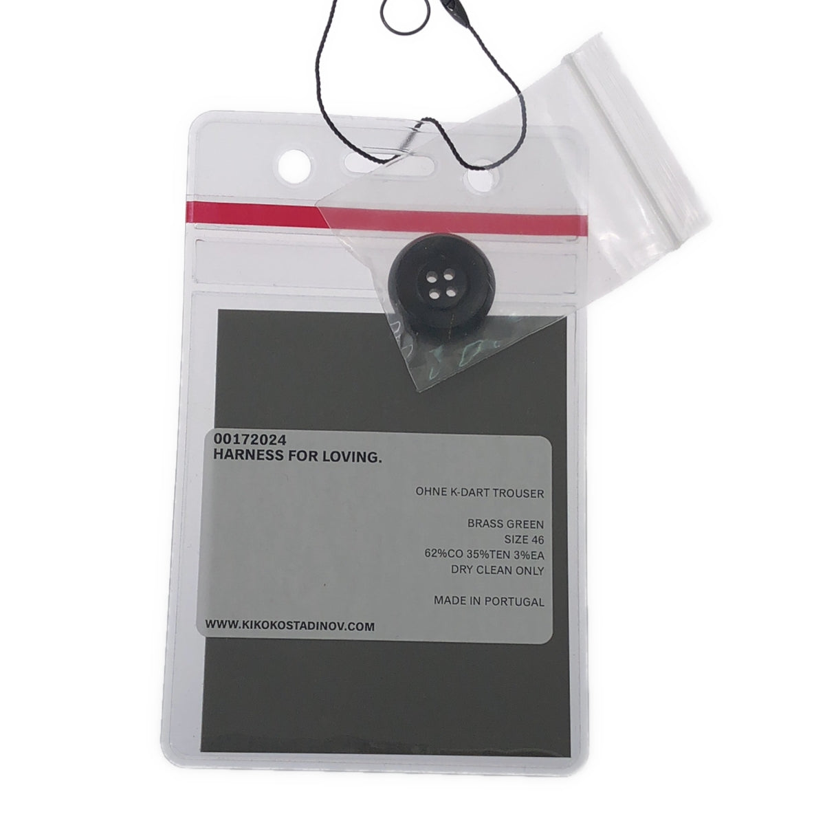 【新品】  Kiko Kostadinov / キココスタディノフ | 2024AW | OHNE K-DART TROUSER ポリエステル ウール 立体裁断 フレア トラウザー パンツ | 46 | BRASS GREEN / ブラスグリーン | メンズ