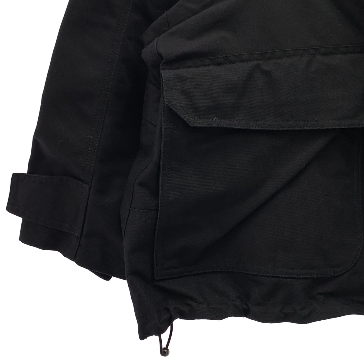 BALENCIAGA / バレンシアガ | スイングパーカー オーバーサイズ ナイロン コットン ハイネックジャケット | 34 | レディース
