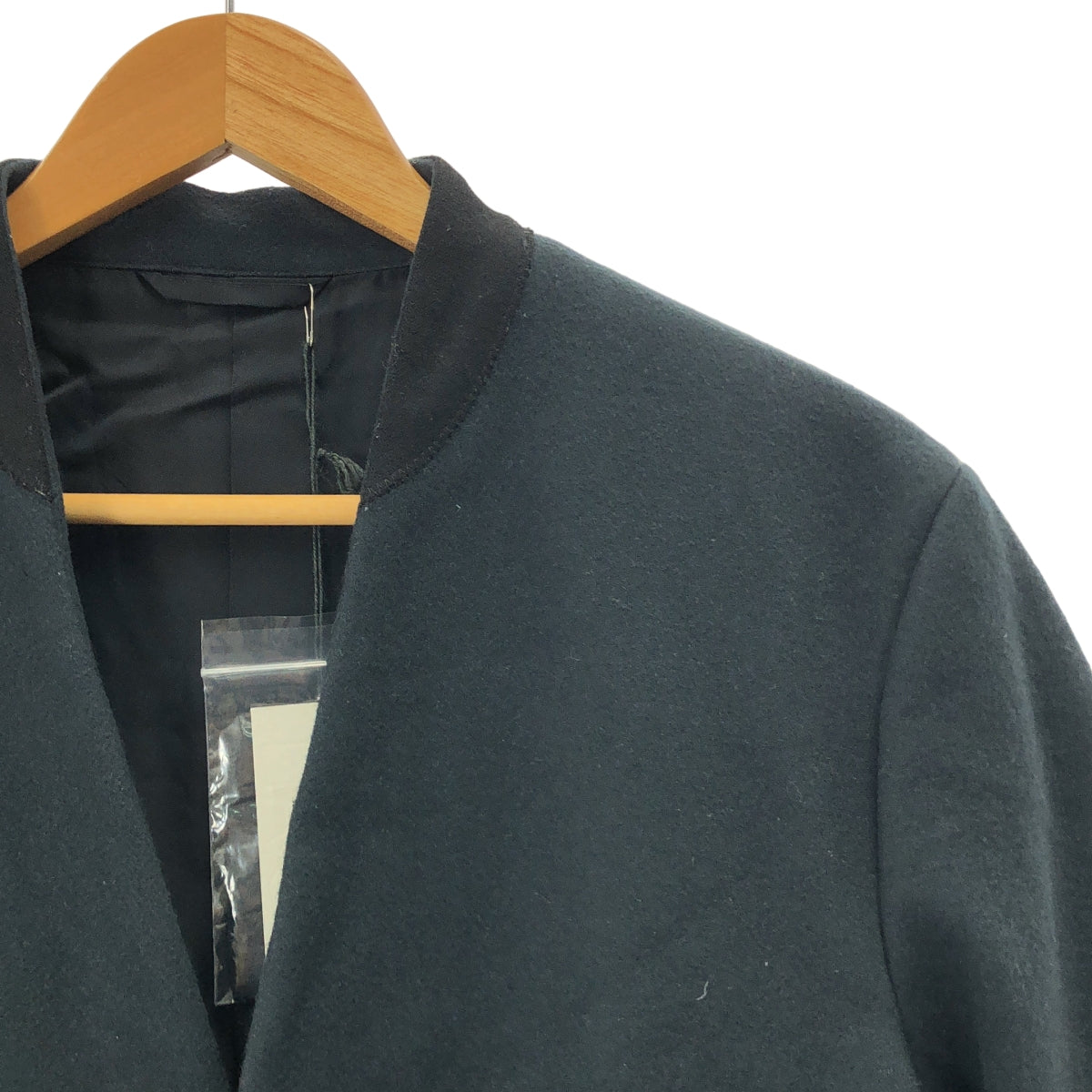 LAD MUSICIAN / ラッドミュージシャン | ウール ノーカラーコート | 46 | メンズ