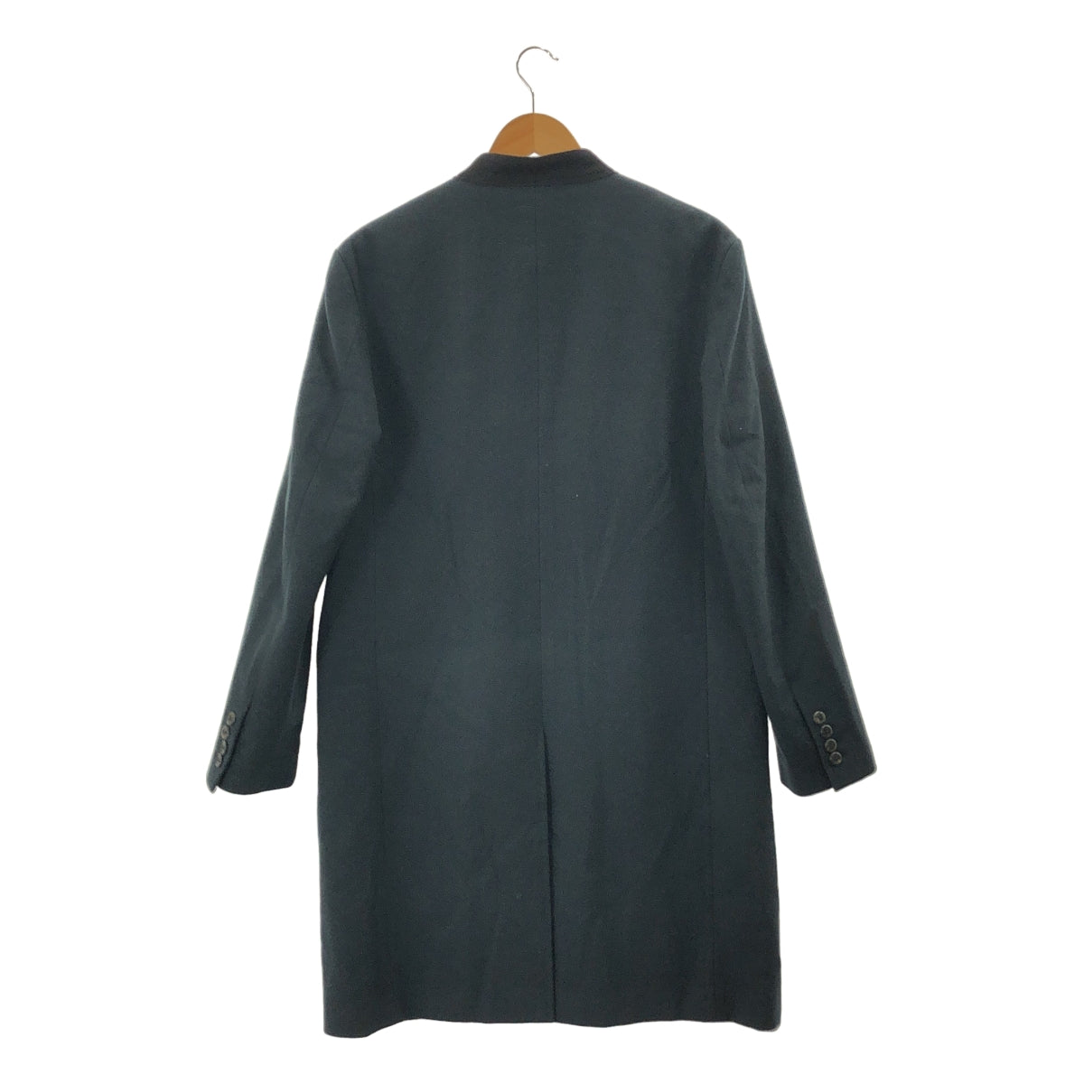 LAD MUSICIAN / ラッドミュージシャン | ウール ノーカラーコート | 46 | メンズ