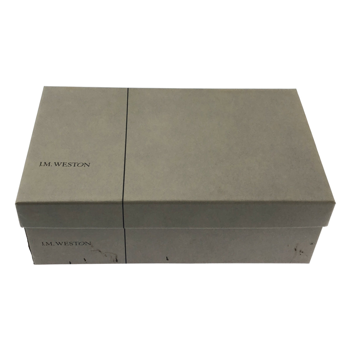 JM WESTON | 凡爾賽 Panna 和金色 Boxcalf 皮革硬幣樂福鞋 | 尺寸 5/E | 象牙色 | 女款