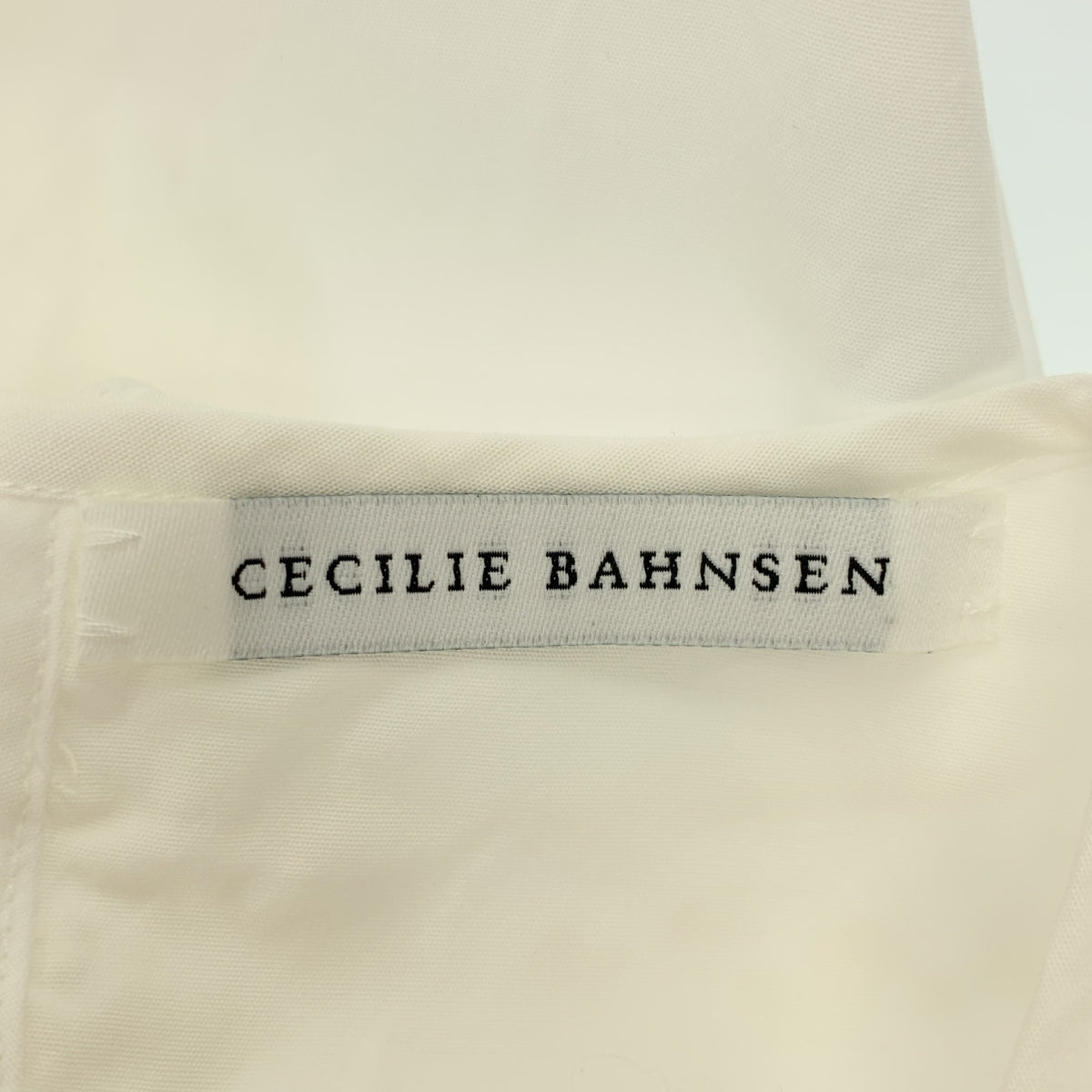Cecilie Bahnsen / 세실리 반센 | Mette Dress / 코튼 개더 롱 원피스 | UK10 |