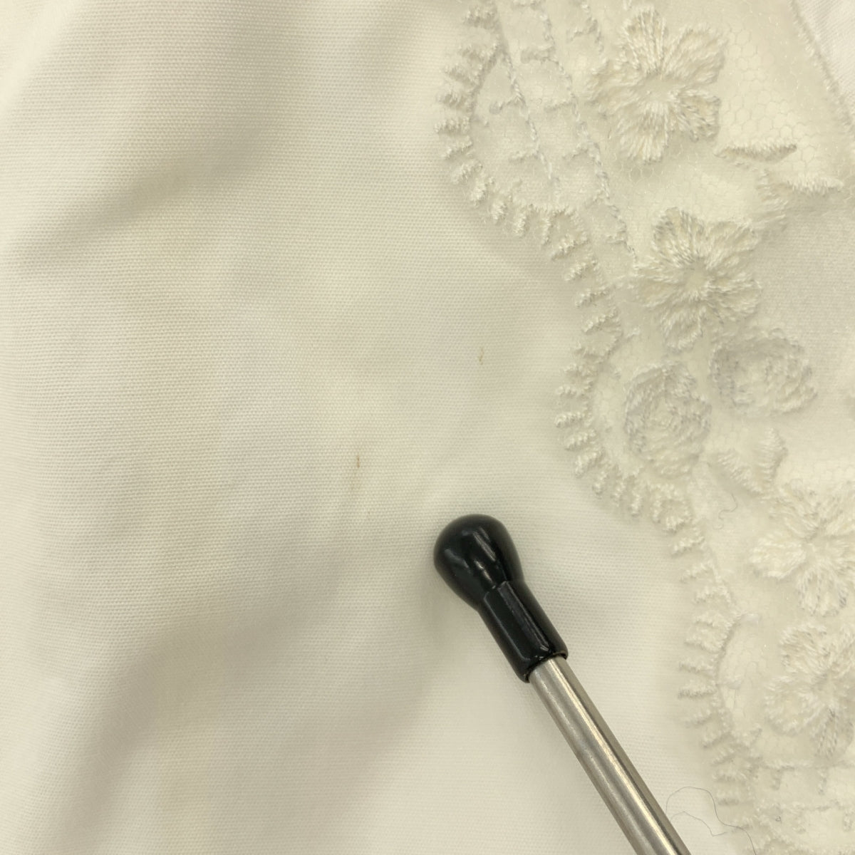 Cecilie Bahnsen / セシリーバンセン | Mette Dress / コットン ギャザー ロング ワンピース | UK10 | ホワイト | レディース