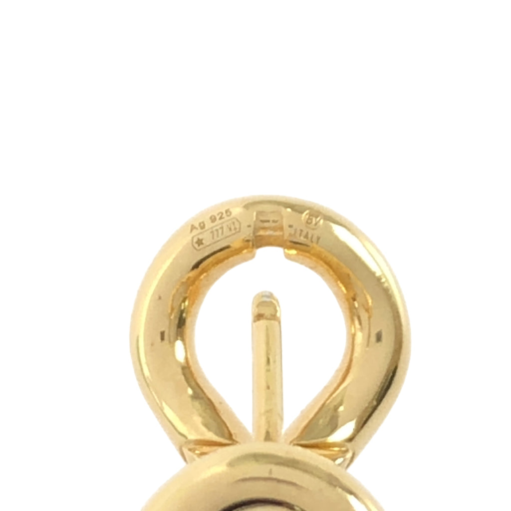 [狀況極佳] BOTTEGA VENETA 結環耳環 / AG925 | 金色 | 女款