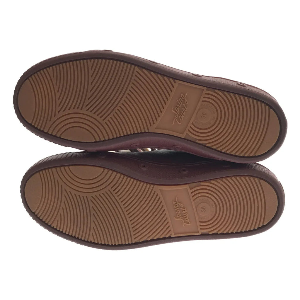 【美品】  SPRING COURT / スプリングコート | レザー ラバーソール スニーカー | 36 | ワインレッド | レディース